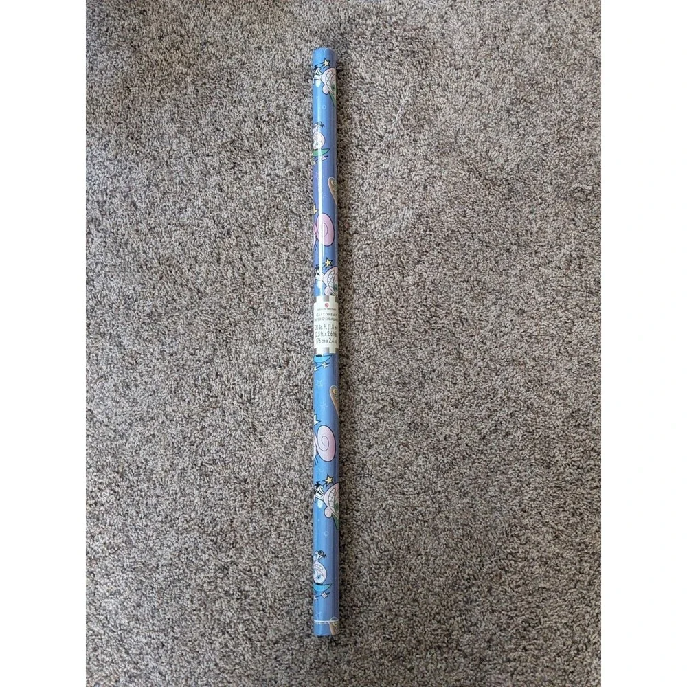 Fairly Odd Parents Wrapping Paper Gift Wrap Nickelodeon American Greetings‎ Y2K